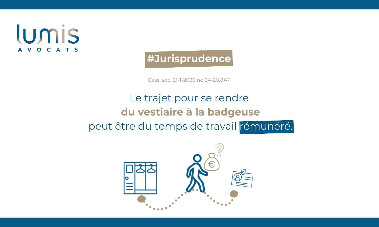 Temps de trajet vestiaire – badgeuse